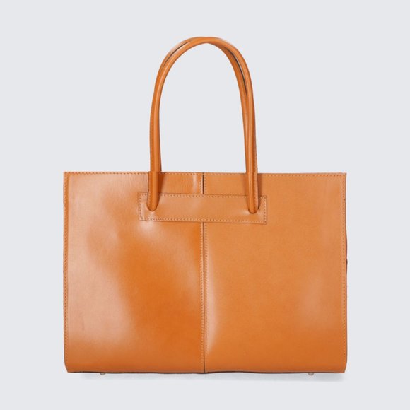 Italian Artisan Womens Luxury Tote Handbag In Genuine Cowhide Leather Made In It - Picture 7 of 16